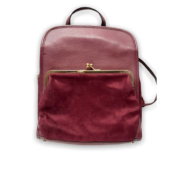 LC Lauren Conrad Handbags - ***Lauren Conrad Merlot Backpack / Purse!!!